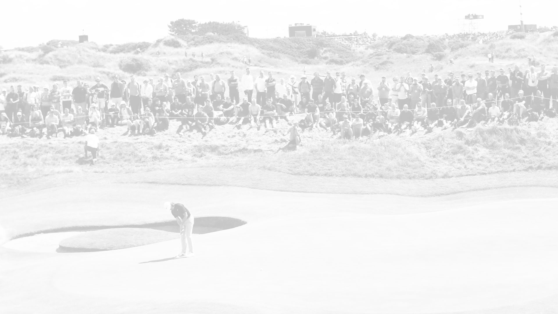 Golf Tournament with Spectators