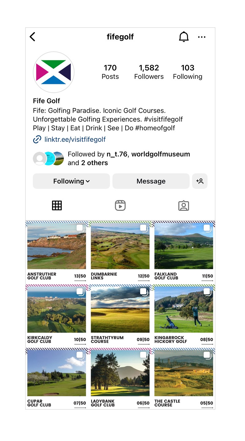 Fife Golf Social Media